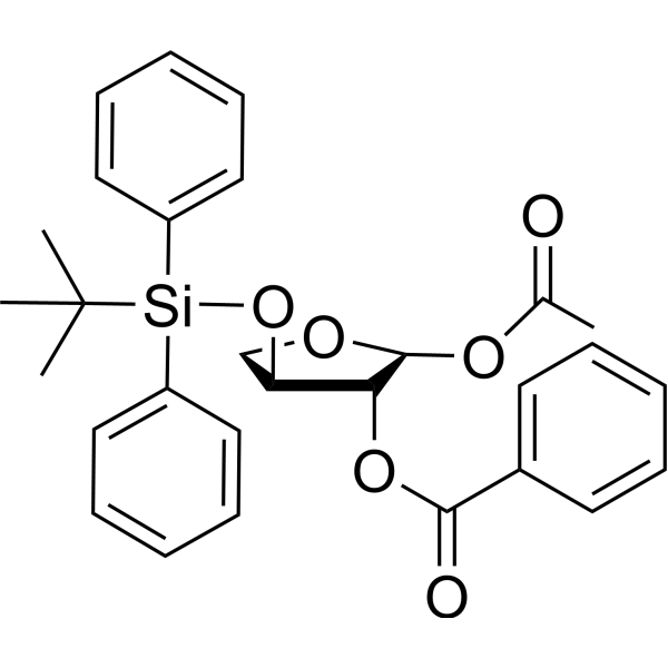 1-O-Acetyl-2-O-benzoyl-3-O-tert-butyldiphenylsilyl-L-threofuranose 1971879-01-2